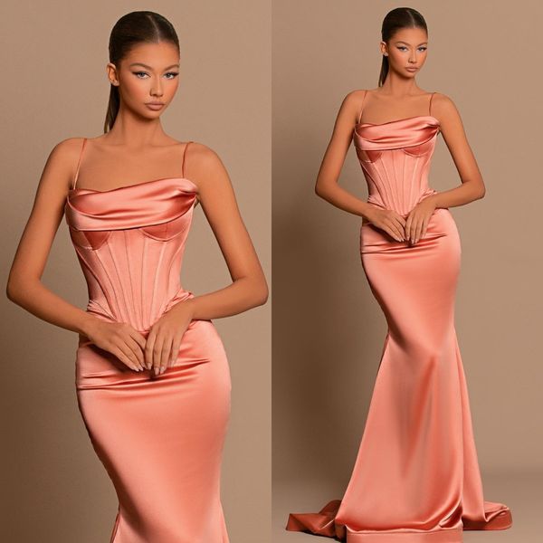 mermaid prom dresses spaghetti party evening gowns pleats bone bodice formal long special occasion dress, Black
mermaid prom dresses spaghetti party evening gowns pleats bone bodice formal long special occasion dress, Black