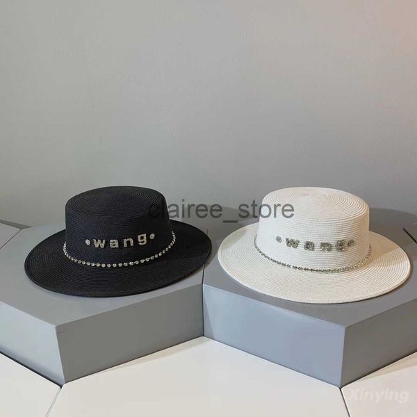 wide brim hats 2021 luxury sunhats british retro fashion edition flat-roofed straw hat be fired with diamond for men and women j230615, Blue;gray
wide brim hats 2021 luxury sunhats british retro fashion edition flat-roofed straw hat be fired with diamond for men and women j230615, Blue;gray