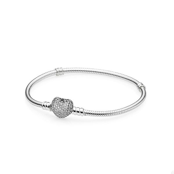 sparkling heart clasp charm bracelet for pandora 925 sterling silver snake chain bracelets designer jewelry for women girls luxury love brac, Golden;silver
sparkling heart clasp charm bracelet for pandora 925 sterling silver snake chain bracelets designer jewelry for women girls luxury love brac, Golden;silver