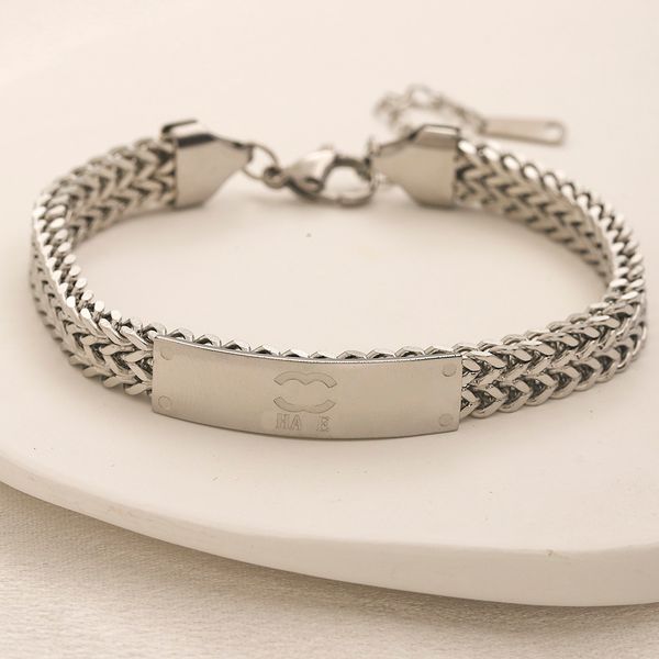 luxury classic bracelets link chain women brand letter bangle 18k gold plated stainless steel crystal lovers gifts wristband cuff chains des, Black
luxury classic bracelets link chain women brand letter bangle 18k gold plated stainless steel crystal lovers gifts wristband cuff chains des, Black