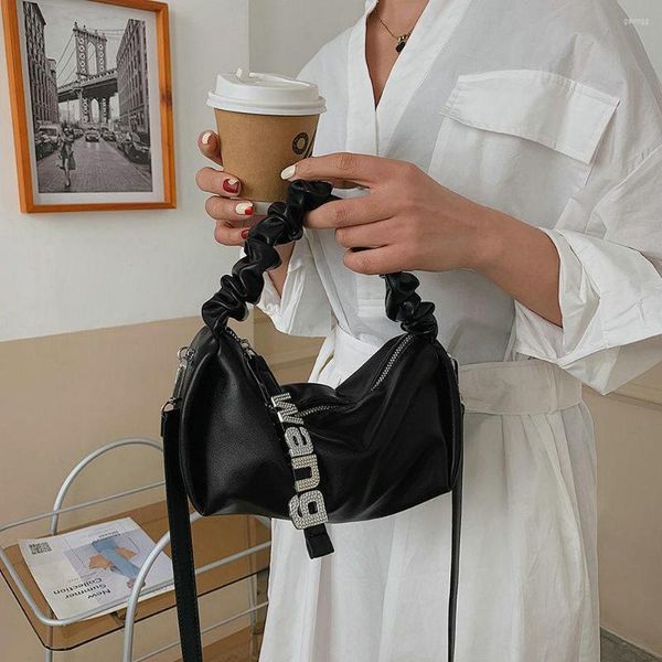 evening bags pleated rhinestone bag for female fashion shoulder crystal chain sling woman handle handbag hobos purse
evening bags pleated rhinestone bag for female fashion shoulder crystal chain sling woman handle handbag hobos purse