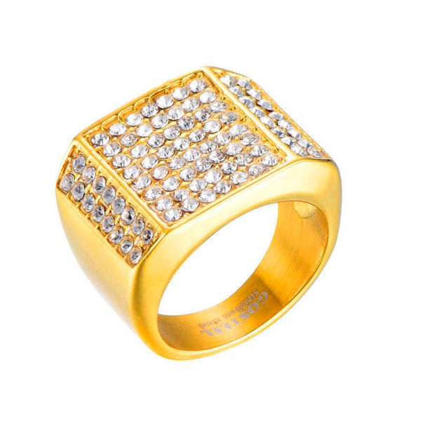 trend stainless steel hip hop geometric square ring iced out for men fashion jewelry, Silver
trend stainless steel hip hop geometric square ring iced out for men fashion jewelry, Silver