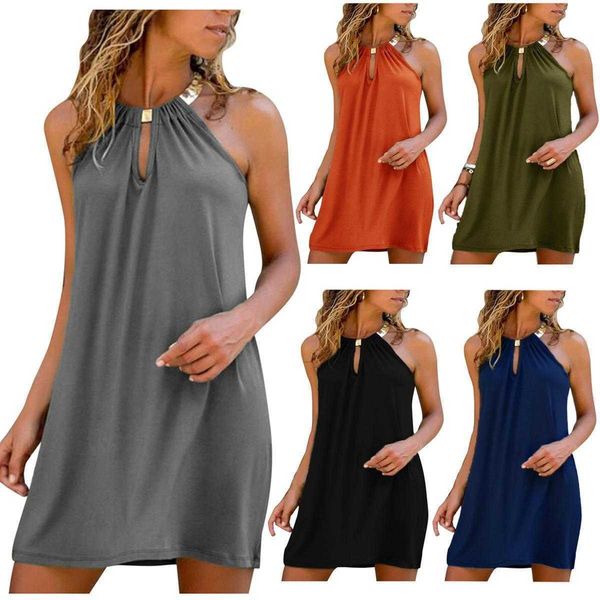 summer fashion womens dress halter sleeveless solid color casual sequin slim, Black;gray
summer fashion womens dress halter sleeveless solid color casual sequin slim, Black;gray