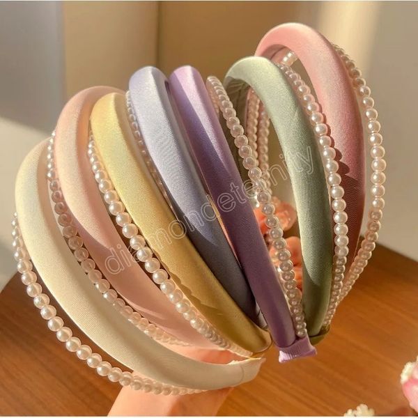 vintage sponge pearl headbands fashion hair accessories for women sweet candy color hairband girl headwear, Silver
vintage sponge pearl headbands fashion hair accessories for women sweet candy color hairband girl headwear, Silver