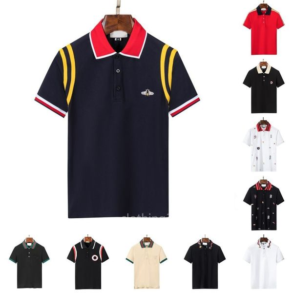mens polo shirt designer polos shirts for man fashion embroidery printing pattern clothes clothing tee black and white mens t shirt, White;black
mens polo shirt designer polos shirts for man fashion embroidery printing pattern clothes clothing tee black and white mens t shirt, White;black