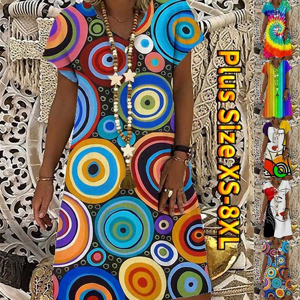 2023 summer female loose size short sleeve skirt vintage knee-length skirt new design printing slim skirt women v-neck, Black;gray
2023 summer female loose size short sleeve skirt vintage knee-length skirt new design printing slim skirt women v-neck, Black;gray