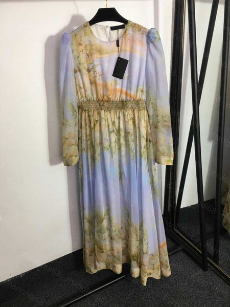 23ss womens designer clothing summer dresses women dress temperament print elastic waist round neck long sleeve dress womens clothing, Black;gray
23ss womens designer clothing summer dresses women dress temperament print elastic waist round neck long sleeve dress womens clothing, Black;gray