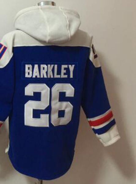 new york #26 saquon barkley fans hoodie american football pullover, Black 
new york #26 saquon barkley fans hoodie american football pullover, Black