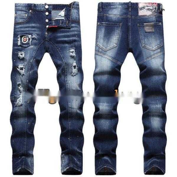 jeans men hip hop street trend zipper chain decoration ripped rips stretch black fashion slim fit washed motocycle panelled direct selling, Blue
jeans men hip hop street trend zipper chain decoration ripped rips stretch black fashion slim fit washed motocycle panelled direct selling, Blue