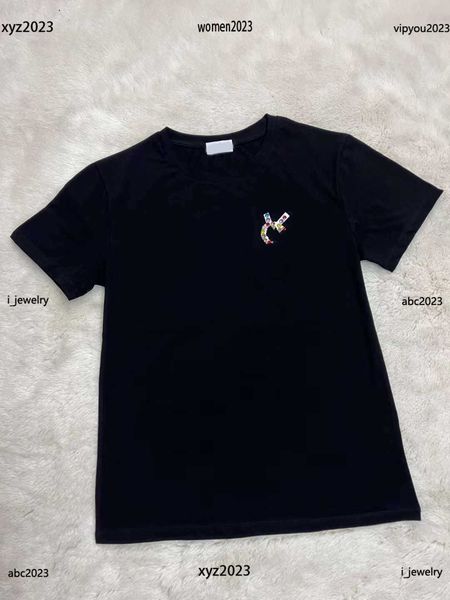 luxury plus size women designer t-shirt colorful diamond logo tees size s-xl multi color optional round neck short sleeve, White 
luxury plus size women designer t-shirt colorful diamond logo tees size s-xl multi color optional round neck short sleeve, White