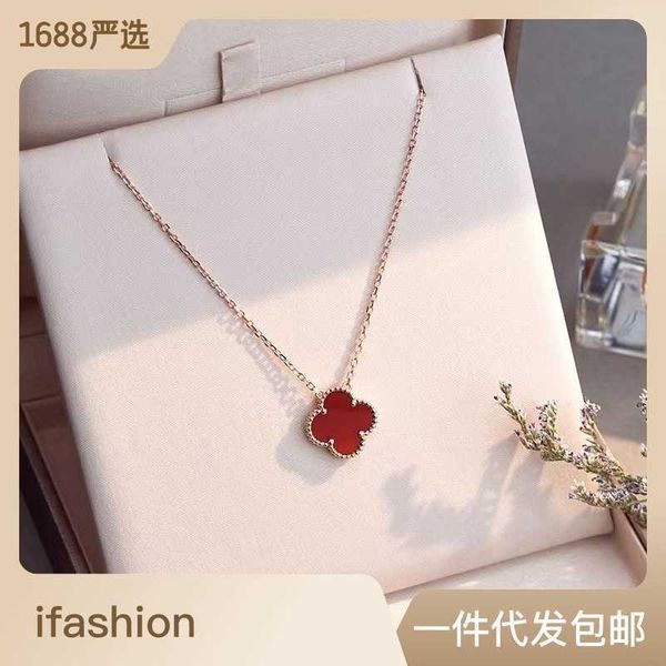 pendant necklaces strands strings 1 high version fanjia four leaf grass women's double sided natural beimu agate necklace, Silver
pendant necklaces strands strings 1 high version fanjia four leaf grass women's double sided natural beimu agate necklace, Silver