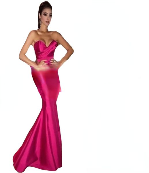 fuchsia long mermaid evening dresses with peplum ruched sweetheart formal dresses zipper back prom gowns maid of honor dress7289833, Black;red
fuchsia long mermaid evening dresses with peplum ruched sweetheart formal dresses zipper back prom gowns maid of honor dress7289833, Black;red