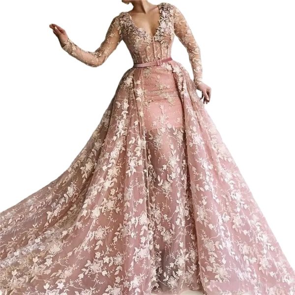 plus size pink v neck lace mermaid evening dresses long sleeves applique prom gowns with detachable train formal dresses evening w5005789, Black;red
plus size pink v neck lace mermaid evening dresses long sleeves applique prom gowns with detachable train formal dresses evening w5005789, Black;red