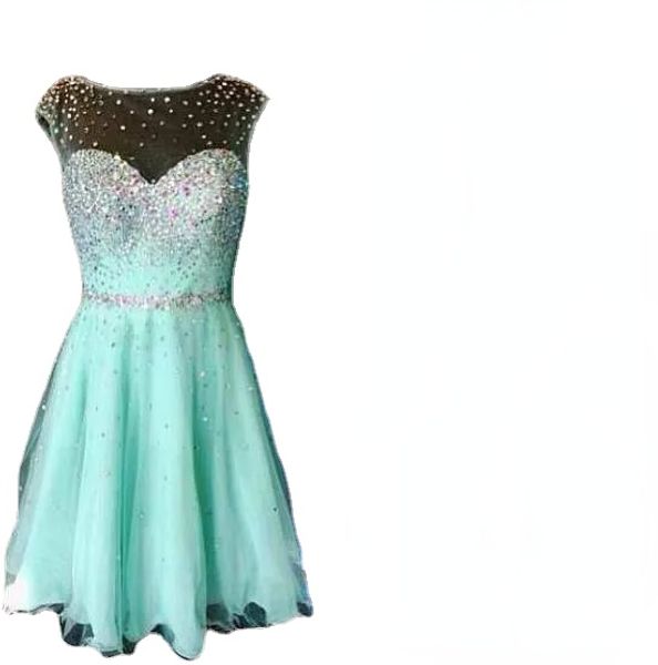 mint green homecoming dresses high school junior prom dresses sheer neck cap sleeves beaded crystals open back party cocktail dresses, Blue;pink
mint green homecoming dresses high school junior prom dresses sheer neck cap sleeves beaded crystals open back party cocktail dresses, Blue;pink