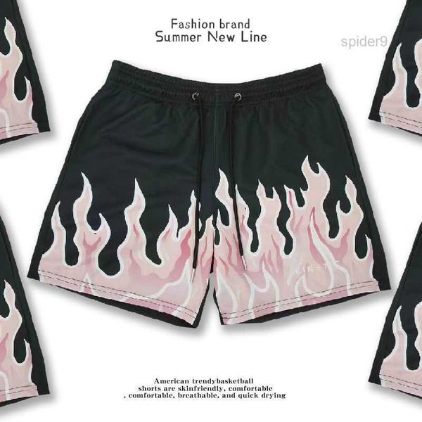 european trend flame branded shorts casual loose quarter pants with breathable and quick drying sports basketball training in style short 7, White;black
european trend flame branded shorts casual loose quarter pants with breathable and quick drying sports basketball training in style short 7, White;black