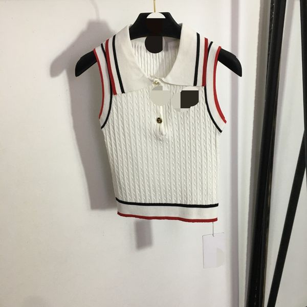 601 l 2023 summer sweaters women's pullover sweater striped black lapel neck short sleeve brand same style women's 20233823, White;black
601 l 2023 summer sweaters women's pullover sweater striped black lapel neck short sleeve brand same style women's 20233823, White;black