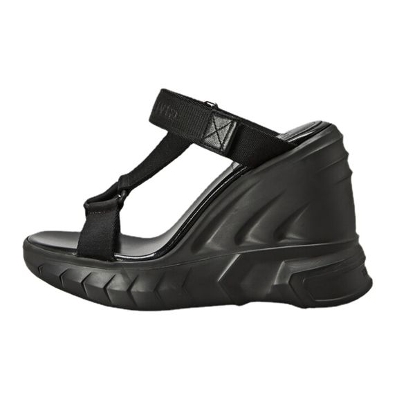 2023 summer new wedges casual slippers comfortable high heels thick bottom catwalk womens platform shoes, Black
2023 summer new wedges casual slippers comfortable high heels thick bottom catwalk womens platform shoes, Black