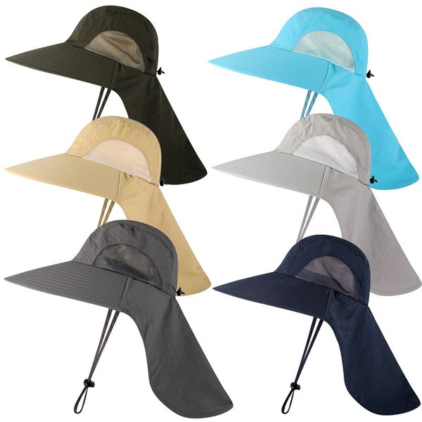 upf40+ fisherman fishing hat sunshade nylon quick dry breathable sun shield cycling climbing running hats widen brim soft wear, Blue;gray
upf40+ fisherman fishing hat sunshade nylon quick dry breathable sun shield cycling climbing running hats widen brim soft wear, Blue;gray