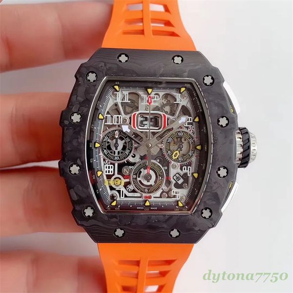 kv watches11-03 is equipped with 7750 multi-function timing movement ergonomic carbon fiber case sapphire mirror natural rubber band designe, Slivery;golden
kv watches11-03 is equipped with 7750 multi-function timing movement ergonomic carbon fiber case sapphire mirror natural rubber band designe, Slivery;golden