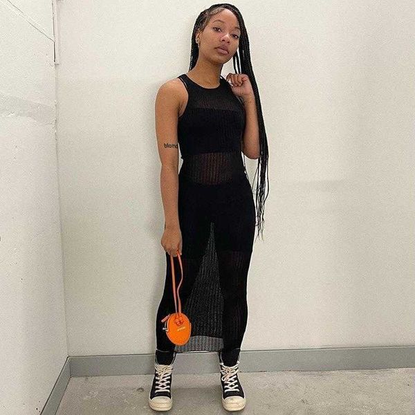 womens clothing spring dresses and summer thread solid color round neck sleeveless micro transparent casual dress, Black;gray
womens clothing spring dresses and summer thread solid color round neck sleeveless micro transparent casual dress, Black;gray