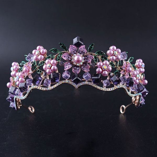 western wedding bride accessories alloy crystal purple lyonia ovalifolia hair jewelry rhinestone crown headdress ts-0271-a, Silver
western wedding bride accessories alloy crystal purple lyonia ovalifolia hair jewelry rhinestone crown headdress ts-0271-a, Silver
