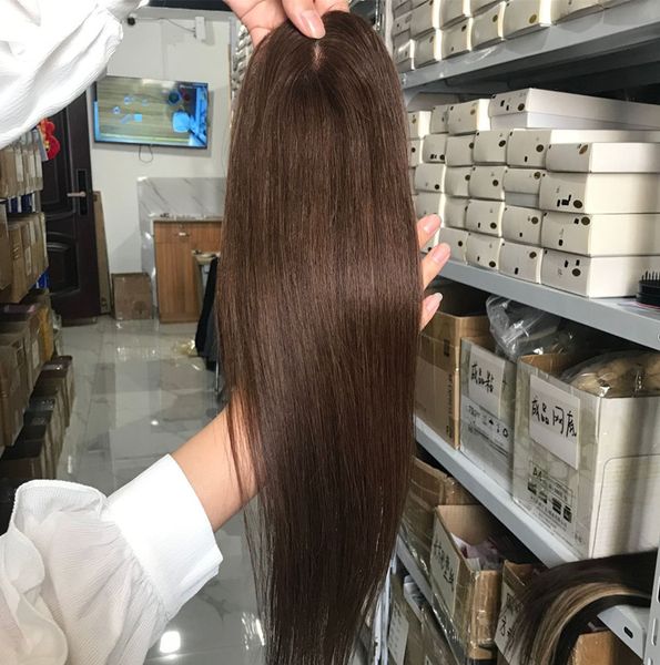 stock 14 inch human hair pieces 4# mono hand tied chinese remy human hair ers white women's toupee 7*15 cm 130% density natural looking, Black;brown
stock 14 inch human hair pieces 4# mono hand tied chinese remy human hair ers white women's toupee 7*15 cm 130% density natural looking, Black;brown