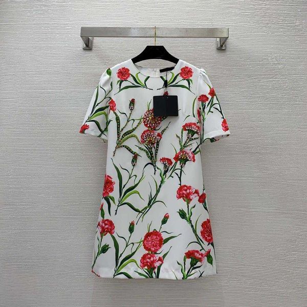 23ss summer dresses women dress women designer clothes heavy work studded beaded flower print a-line version loose thin short sleeve dress w, Black;gray
23ss summer dresses women dress women designer clothes heavy work studded beaded flower print a-line version loose thin short sleeve dress w, Black;gray