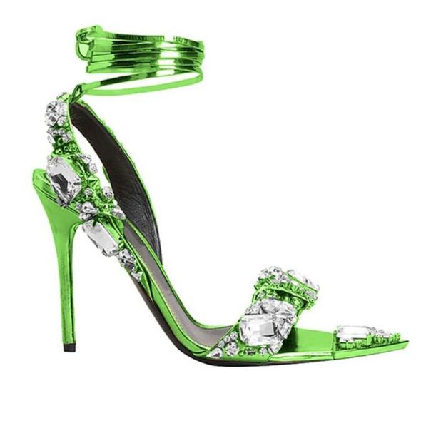 latest high heeled sandals for womens luxury designer heels party highend drill buckle crystal rhinestone decoration shoes leather .5cm he, Black
latest high heeled sandals for womens luxury designer heels party highend drill buckle crystal rhinestone decoration shoes leather .5cm he, Black