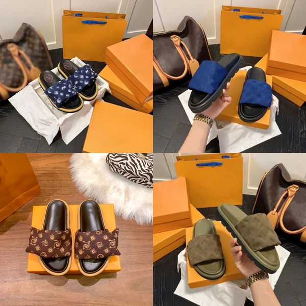with box designer women slippers leather sandals l slides summer flat flip flops oran sandal slides ladies beach sandal luxury wedding h san, Black
with box designer women slippers leather sandals l slides summer flat flip flops oran sandal slides ladies beach sandal luxury wedding h san, Black