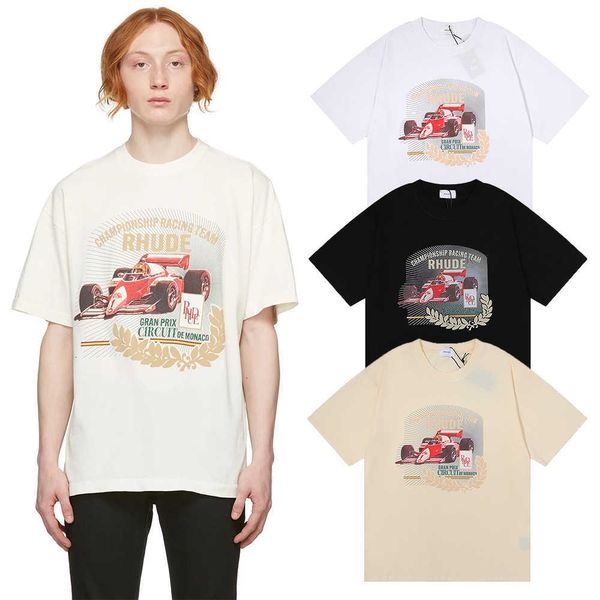 men's t-shirts craftsmanship rhudes summer fashion designer summer new rhude racing print large loose short sleeve tee shirts for coupl, White;black
men's t-shirts craftsmanship rhudes summer fashion designer summer new rhude racing print large loose short sleeve tee shirts for coupl, White;black