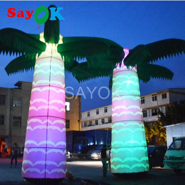 sayok giant inflatable coconut palm tree 6m(20ft) high with 13 colors led light for yard decoration advertising promotion events
sayok giant inflatable coconut palm tree 6m(20ft) high with 13 colors led light for yard decoration advertising promotion events