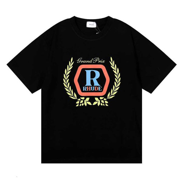 men's t-shirts craftsmanship rhudes summer fashion designer meichao rhude hopps printing double yarn cotton loose short sleeve for men, White;black
men's t-shirts craftsmanship rhudes summer fashion designer meichao rhude hopps printing double yarn cotton loose short sleeve for men, White;black