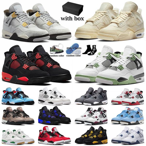with box 2023 jumpman basketball shoes 4 4s iv sail offs white red thunder pn dust jordans4 black cat ts x bred men women trainers sneakers
with box 2023 jumpman basketball shoes 4 4s iv sail offs white red thunder pn dust jordans4 black cat ts x bred men women trainers sneakers