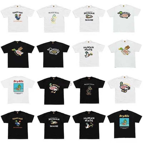 t designer human made loose print short sleeve tee tshirts women 50bx u6f3, White;black
t designer human made loose print short sleeve tee tshirts women 50bx u6f3, White;black