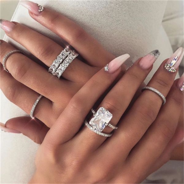 bohe 925 sterling silver promise ring diamond cz engagement wedding band rings for women bridal fine party jewelry, Slivery;golden
bohe 925 sterling silver promise ring diamond cz engagement wedding band rings for women bridal fine party jewelry, Slivery;golden