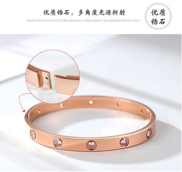 designer korean version card titanium steel bracelet fashion diamond inlaid net red fadeless lovers jewelryylik, Black
designer korean version card titanium steel bracelet fashion diamond inlaid net red fadeless lovers jewelryylik, Black