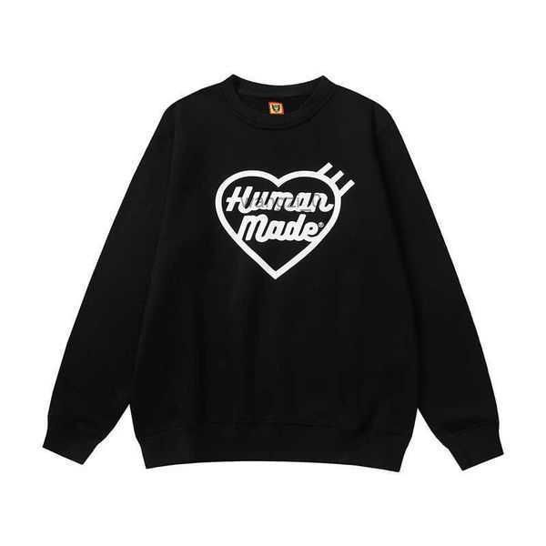men's hoodies sweatshirts human made men women version heart print crewne oversize hoodie 7 z784, Black 
men's hoodies sweatshirts human made men women version heart print crewne oversize hoodie 7 z784, Black