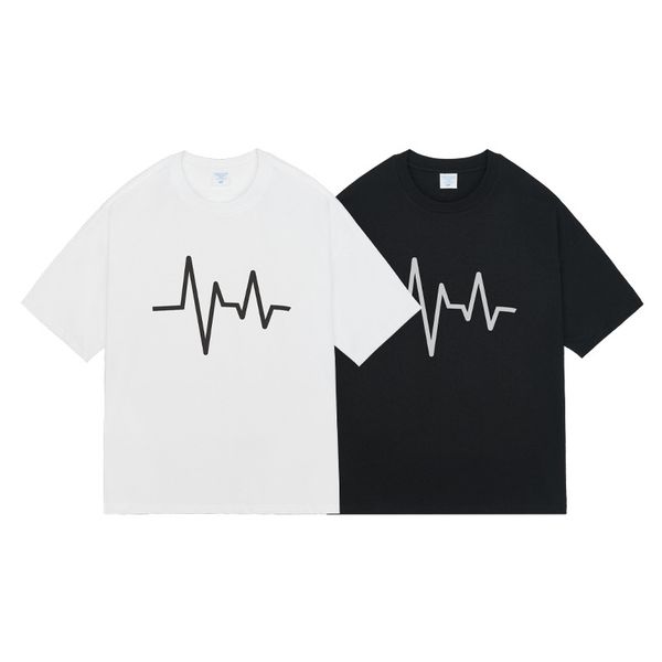 men's couples clothing electrocardiogram print lazy style t-shirts mens and women summer design sense t-shirt, White;black
men's couples clothing electrocardiogram print lazy style t-shirts mens and women summer design sense t-shirt, White;black