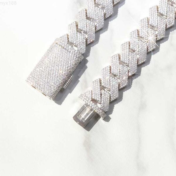 rts heavy jewelry width 20mm 4rows iced out cuban link chain with gra moissanite for rapper, Silver
rts heavy jewelry width 20mm 4rows iced out cuban link chain with gra moissanite for rapper, Silver