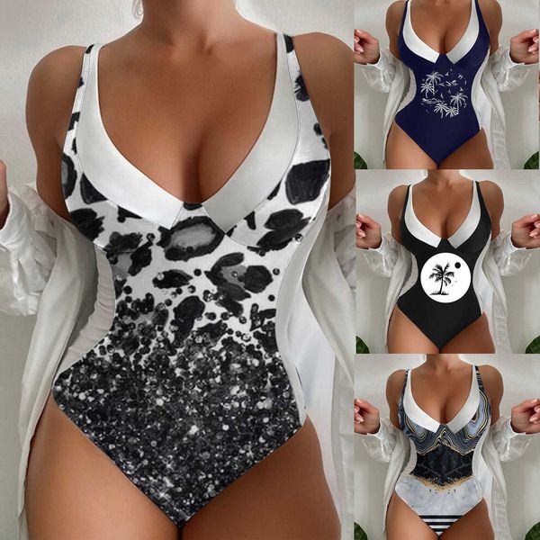 designer swimwear fashion women printi swimsuits monokini leopard bathing suits v neck sports beach swimwear for women bodysuit for women br, White;black
designer swimwear fashion women printi swimsuits monokini leopard bathing suits v neck sports beach swimwear for women bodysuit for women br, White;black
