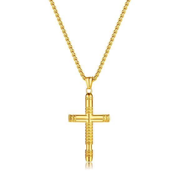mens cross pendant necklace rolo chain stainless steel jewelry silver golden for friends .husband.father .boyfriends gifts n2228
mens cross pendant necklace rolo chain stainless steel jewelry silver golden for friends .husband.father .boyfriends gifts n2228