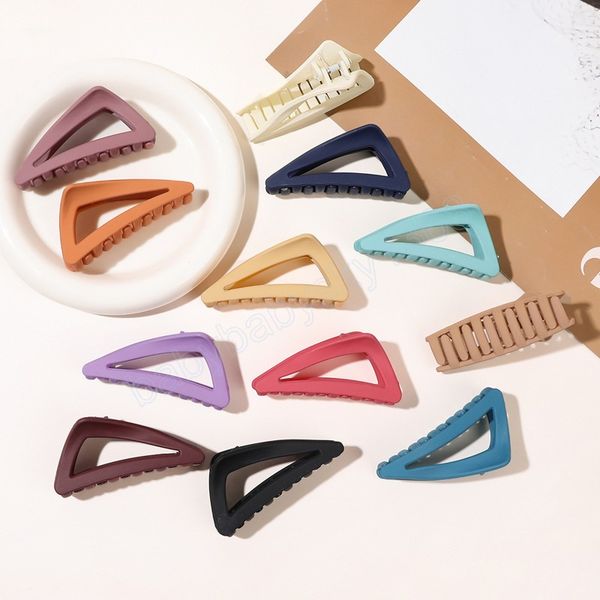 korean woman simplicity triangle frosted hair claw barrettes girl fashion hair clips headwear hairpins ladies hair accessories, Slivery;white
korean woman simplicity triangle frosted hair claw barrettes girl fashion hair clips headwear hairpins ladies hair accessories, Slivery;white