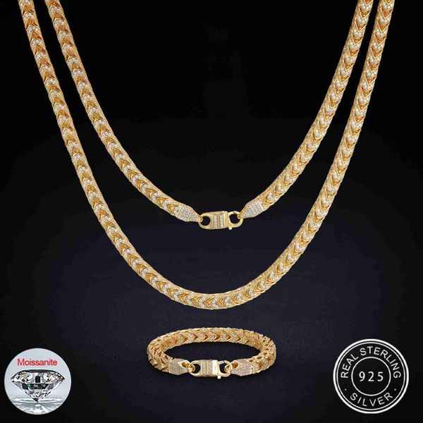 hip hop jewelry 6mm 8mm 18k gold plated 925 sterling silver vvs moissanite diamond iced out franco chain necklace
hip hop jewelry 6mm 8mm 18k gold plated 925 sterling silver vvs moissanite diamond iced out franco chain necklace