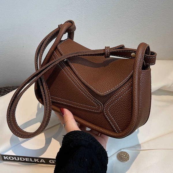 

Bags Dinner bags Design Bag for Women's 2022 New Trendy Shoulder Advanced Crossbody Versatile Small Square, Apricot