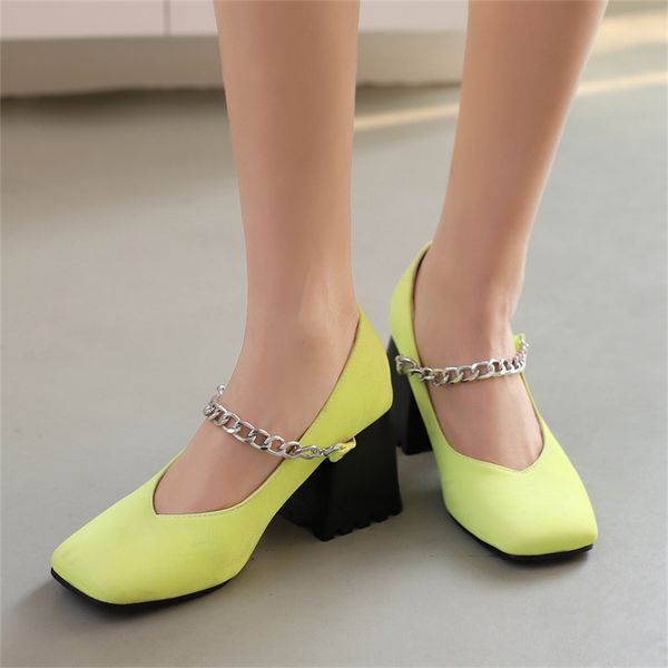 high heel women shoes 2023 elegant chain comfortable chunky heel party office shallow mouth single shoes size 48 dropshopping, Black
high heel women shoes 2023 elegant chain comfortable chunky heel party office shallow mouth single shoes size 48 dropshopping, Black