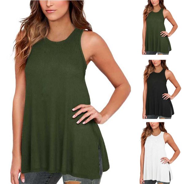 womens tank sleeveless tunic shirts crewneck solid color summer casual loose fit basic shirts, White
womens tank sleeveless tunic shirts crewneck solid color summer casual loose fit basic shirts, White
