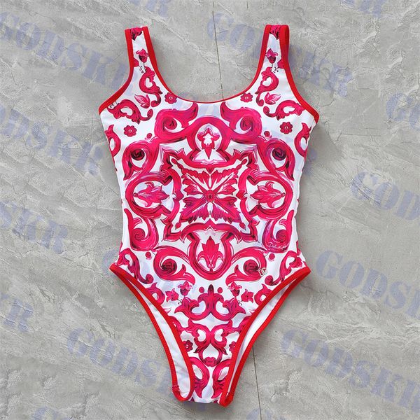 brand womens bikini red vintage pattern swimwear beach one piece swimsuit summer ladies bathing suit, White;black
brand womens bikini red vintage pattern swimwear beach one piece swimsuit summer ladies bathing suit, White;black