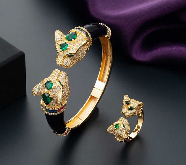 high-quality card copper inlaid zircon bracelet ring electroplated with real gold opening new product, Black
high-quality card copper inlaid zircon bracelet ring electroplated with real gold opening new product, Black