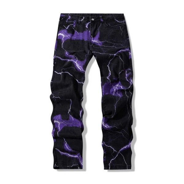 men's jeans vibe style lightning print tie dye men straight y2k jeans trousers hip hop vintage japanese women denim pants ropa hombre 2, Blue
men's jeans vibe style lightning print tie dye men straight y2k jeans trousers hip hop vintage japanese women denim pants ropa hombre 2, Blue