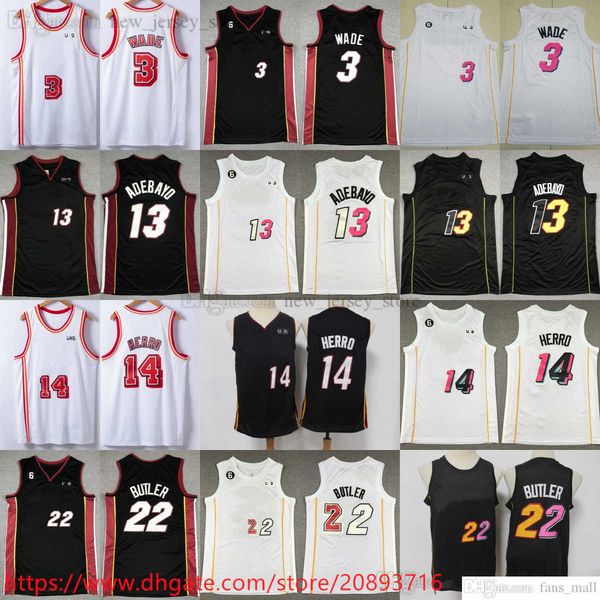 13 bam adebayo 14 tyler herro jersey stitched basketball with 6 patch dwyane 22 jimmy 3 wade butler jerseys blue white retro black 2022-23 n, Black;red
13 bam adebayo 14 tyler herro jersey stitched basketball with 6 patch dwyane 22 jimmy 3 wade butler jerseys blue white retro black 2022-23 n, Black;red